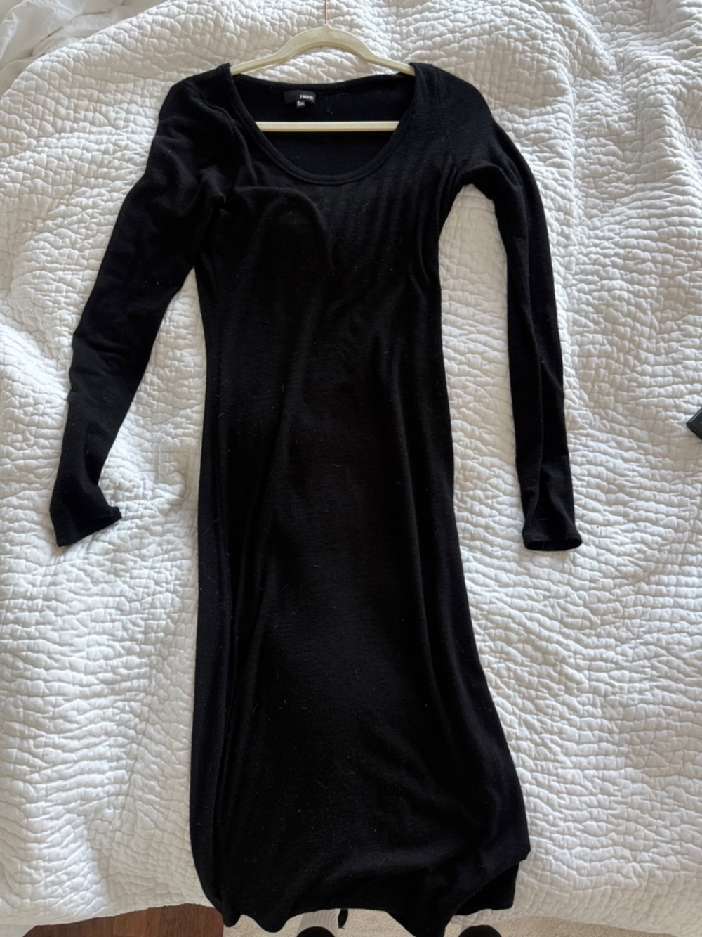 Wilfred Free knit Black Long-Sleeve Women's Maxi Dress size S